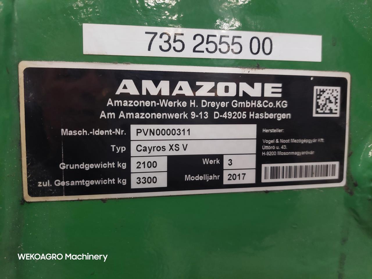 Amazone Cayros XS V 5 Furet