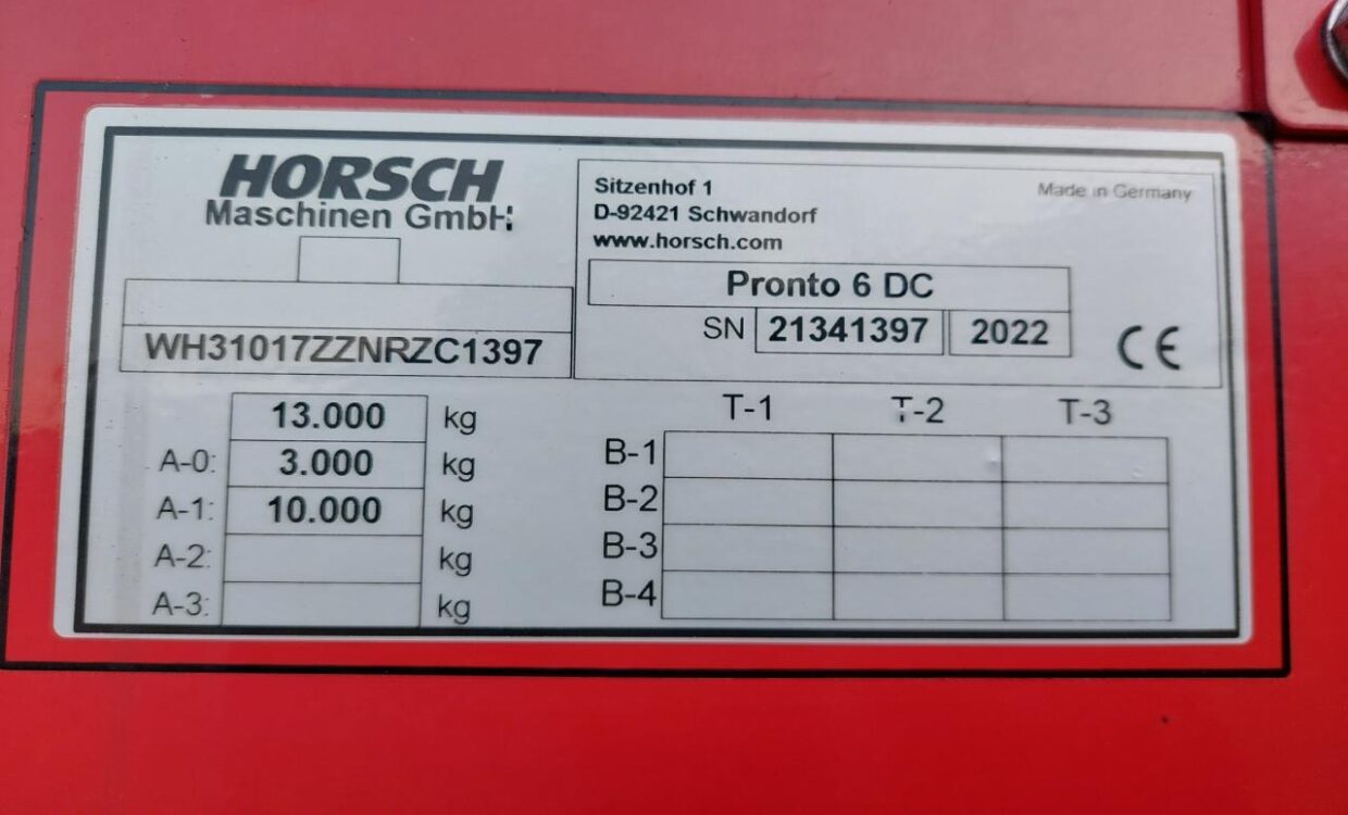 Horsch Pronto 6 DC M21 PPF