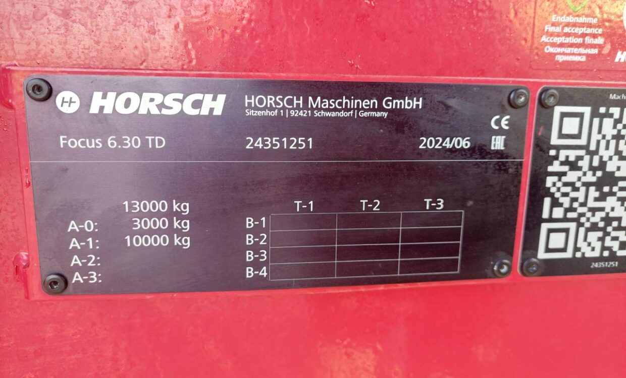 Horsch Focus 6 TD med MiniDrill