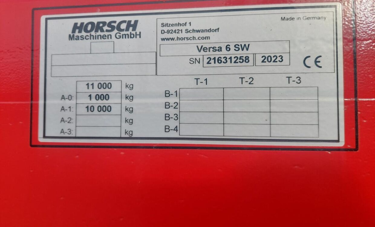 Horsch Versa 6 SW med MiniDrill