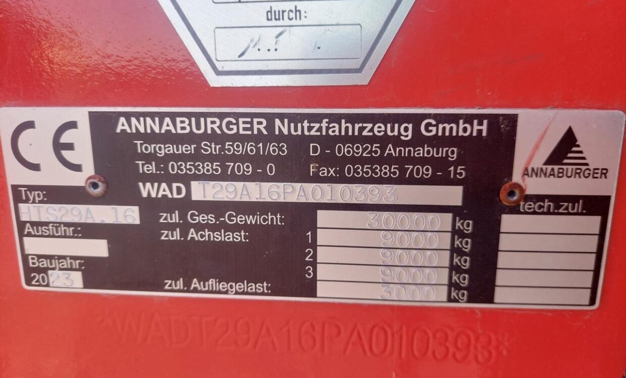 Annaburger HTS 29A.16 Sneglevogn