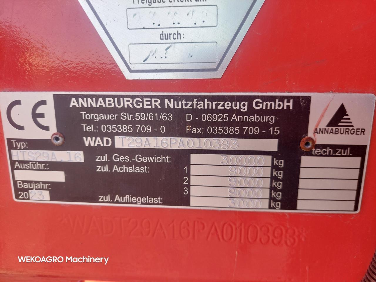 Annaburger HTS 29A.16 Sneglevogn