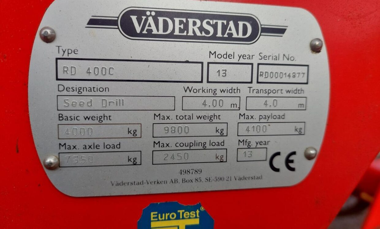 Väderstad RAPID 400 C Super XL