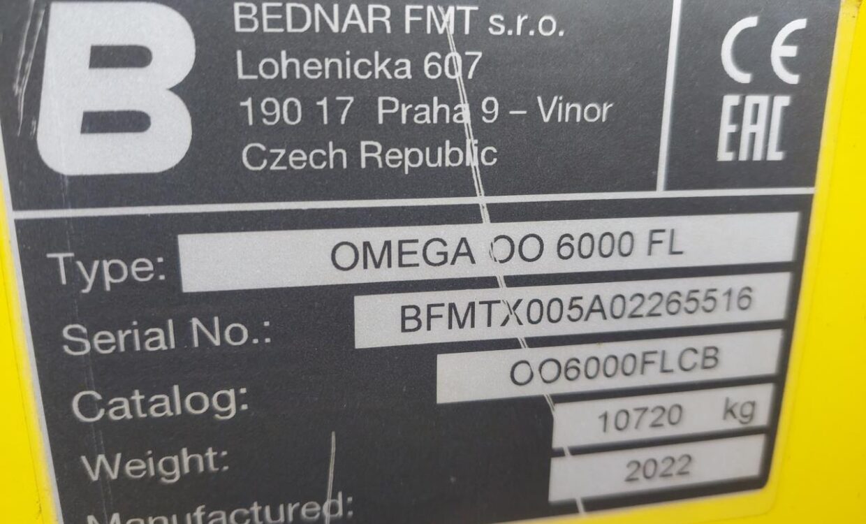 Bednar Omega OO6000 FL med Alfa-Drill