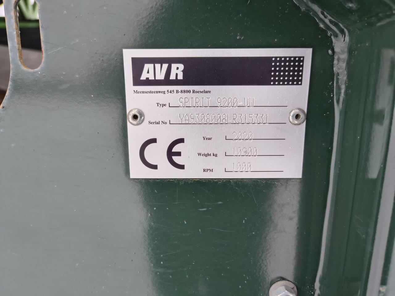 AVR Spirit 9200 Varioweb