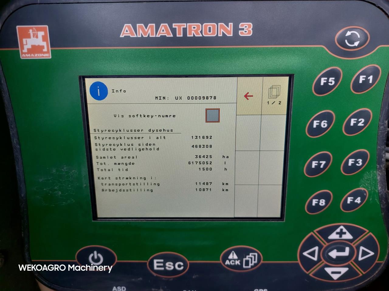 Amazone UX 11200 -36m med Amaselect