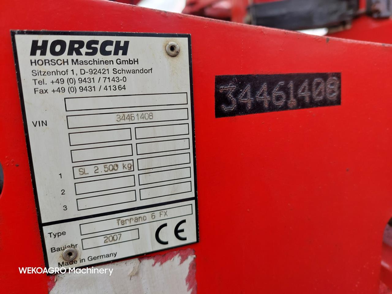 Horsch Terrano 6 FX med frøudstyr