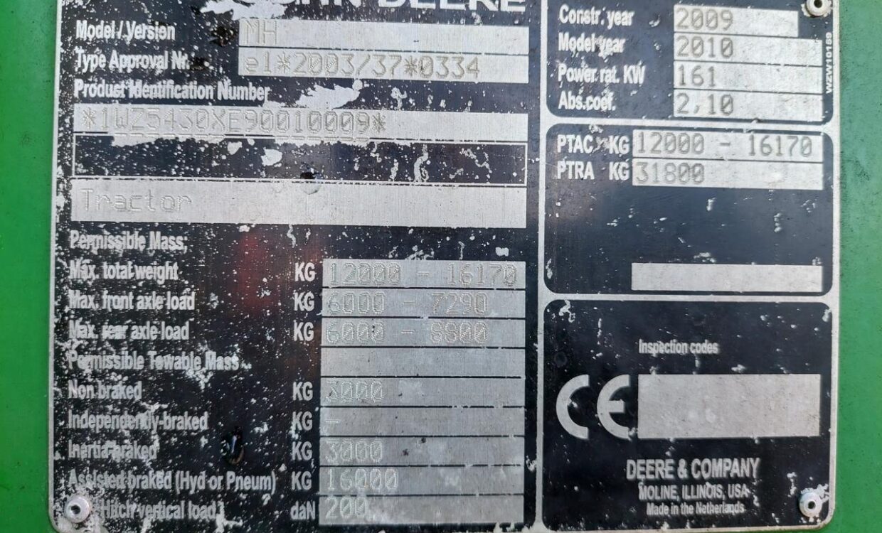 John Deere 5430i 24-36m med GPS