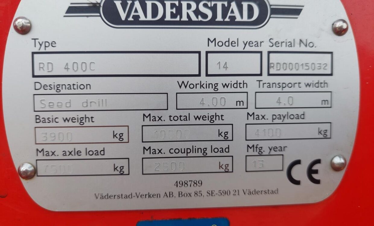 Väderstad RAPID 400 C Super XL