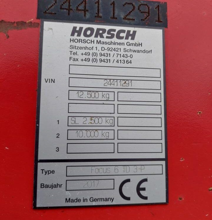 Horsch Focus 6 TD med DuoDrill