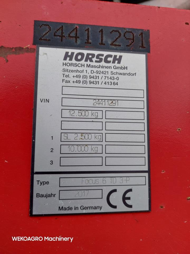 Horsch Focus 6 TD med DuoDrill