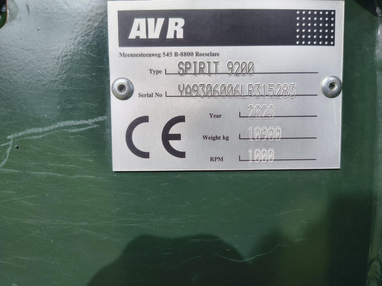 AVR 9200 SPIRIT