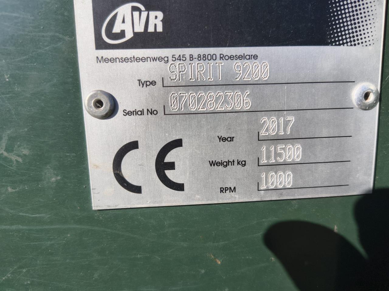 AVR Spirit 9200