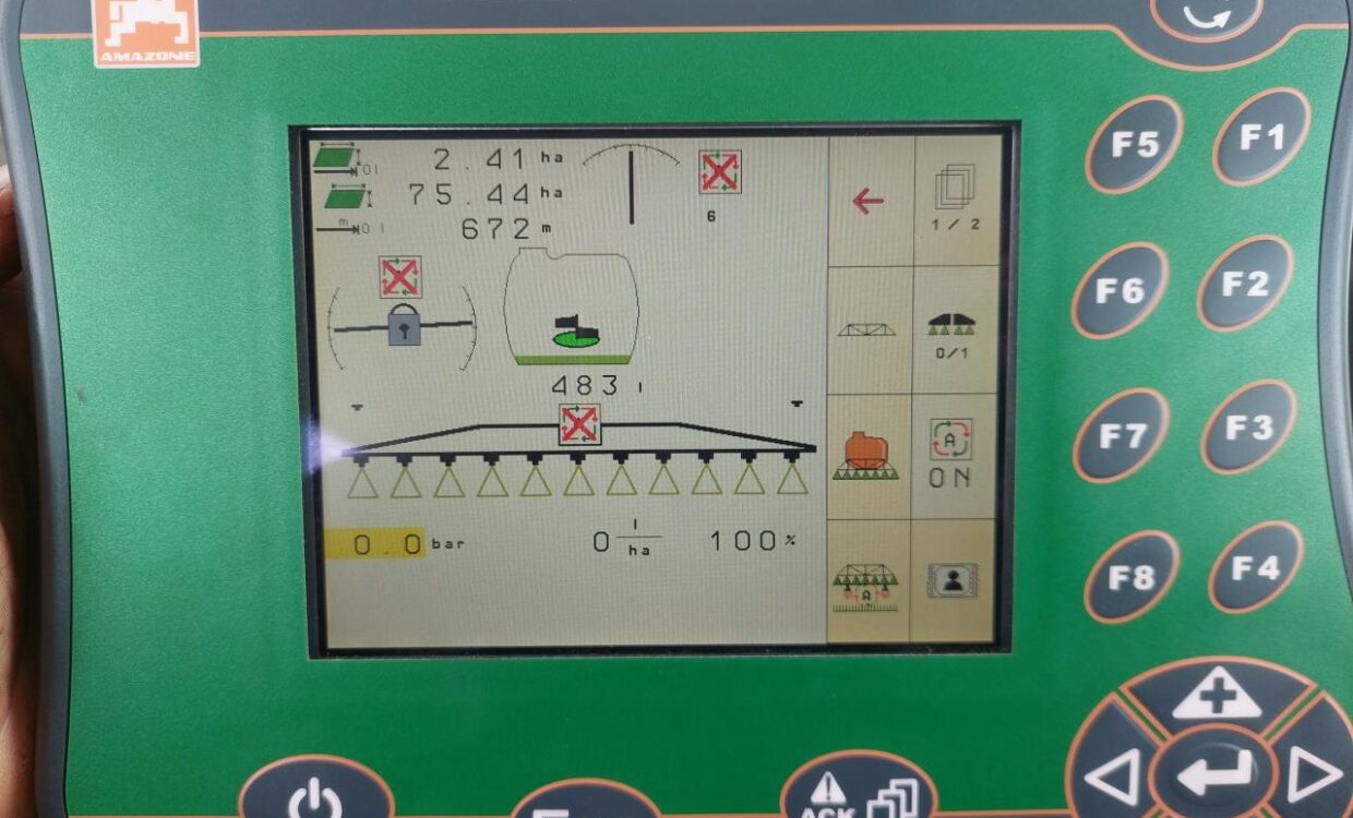 Amazone UX 6200 Super- 36m m GPS