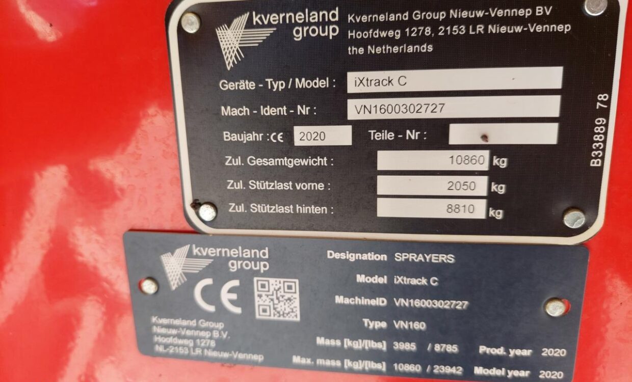 Kverneland iXtrack C60 - 24-36m med GPS