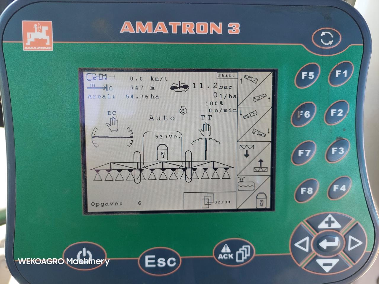 Amazone UX 6200 Super- 36m m GPS