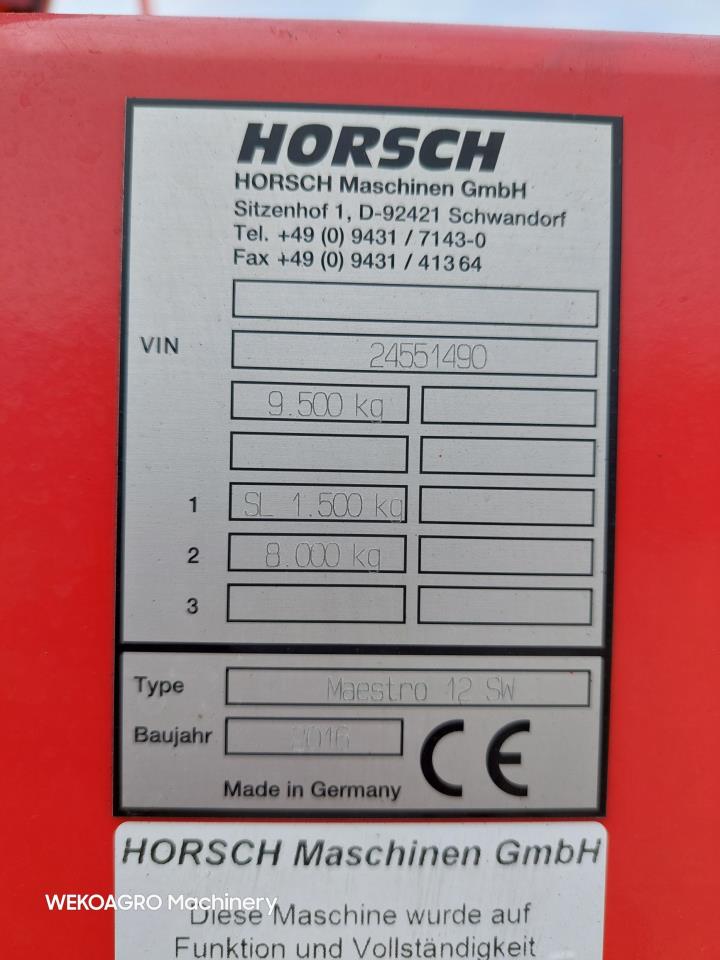 Horsch Maestro 12.75 SW