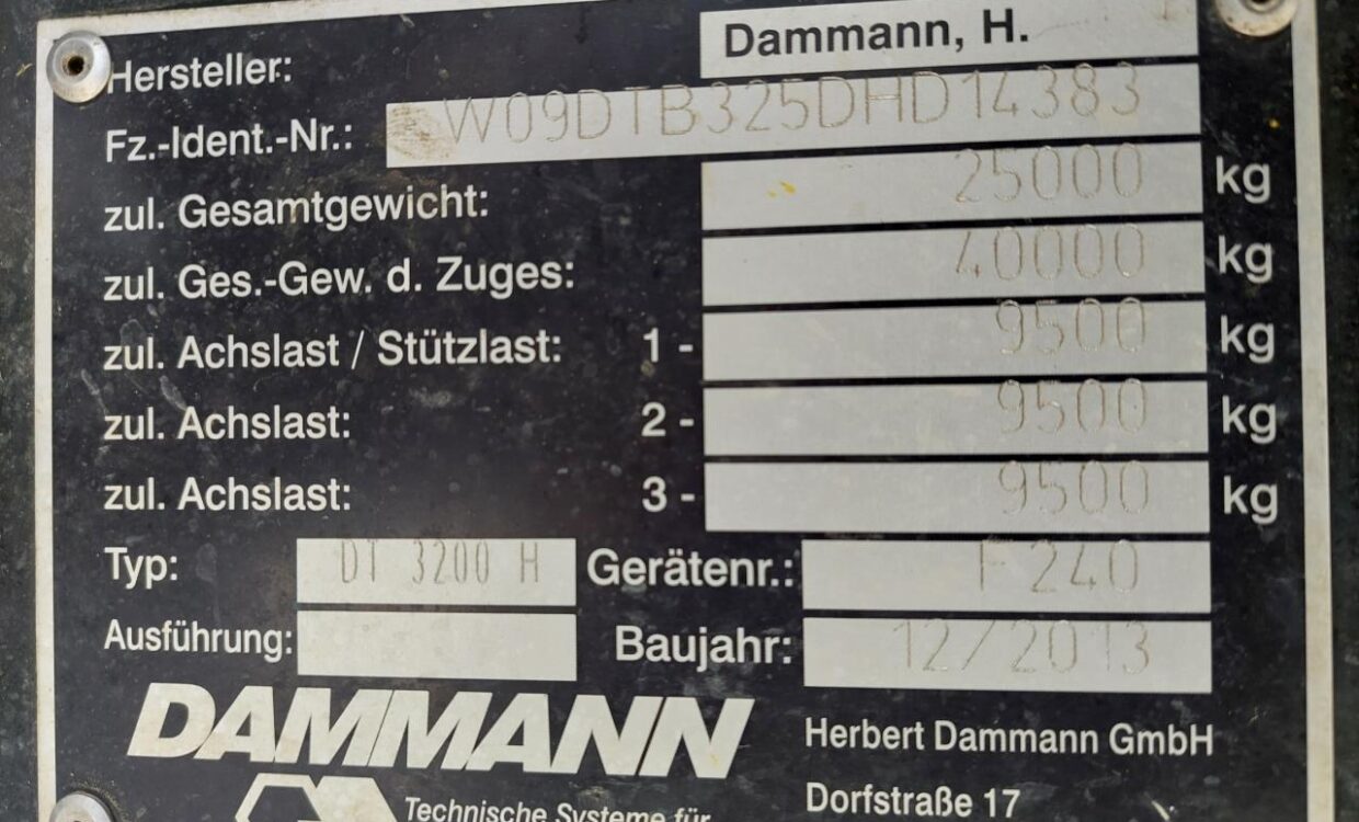 Dammann DT 3200 H Profi-Class - 36m