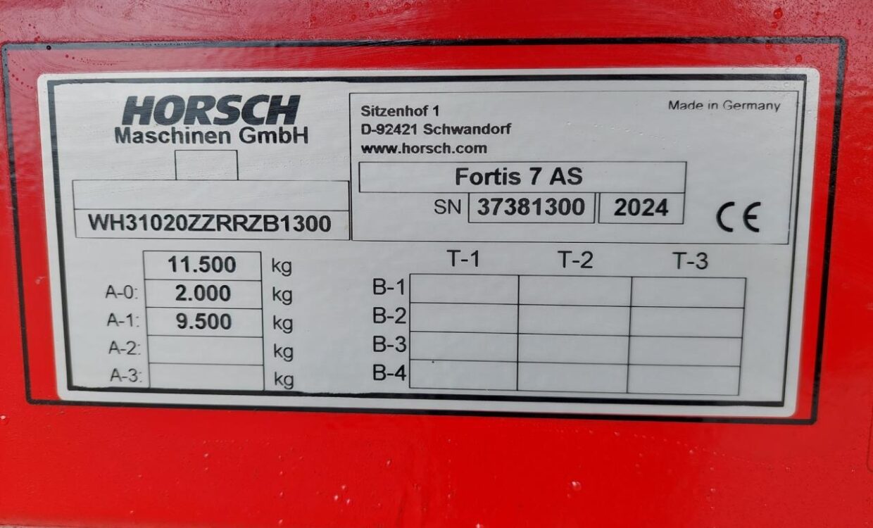 Horsch Fortis 7 AS