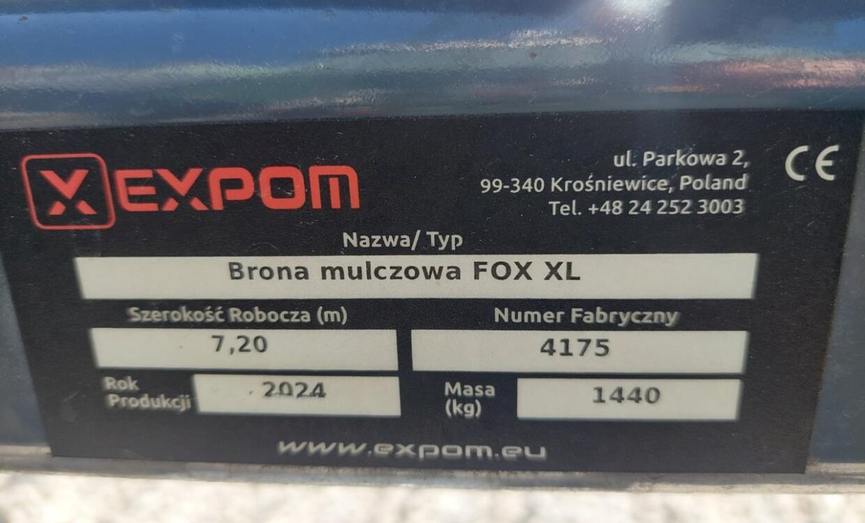 Expom FOX XL 7.2 m