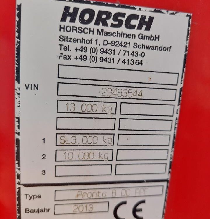 Horsch Pronto 6 DC PPF