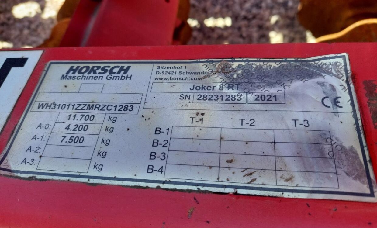 Horsch Joker 8 RT