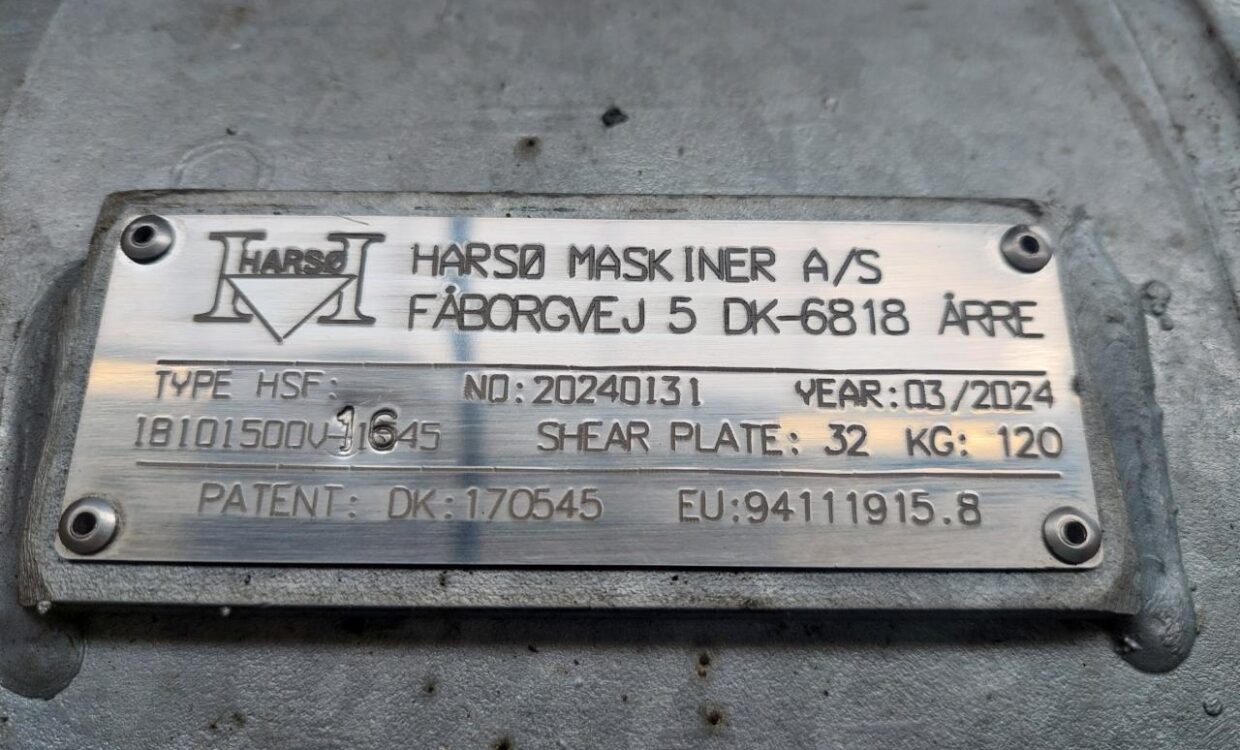 Harsø Fordeler 16 udløb