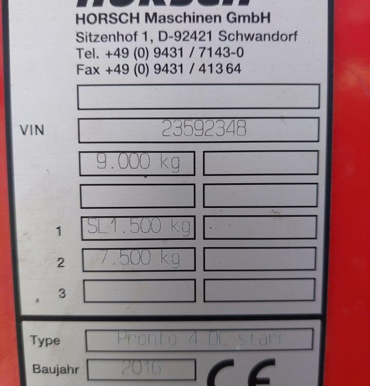 Horsch Pronto 4 DC PPF med DuoDrill